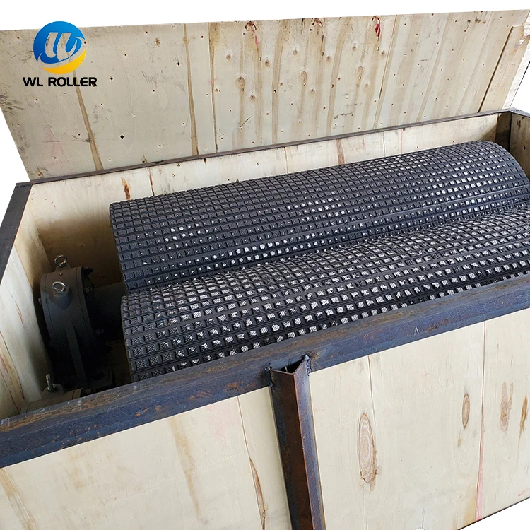 Customized Wear Resistant Ceramic Rubber Lagging Carbon Steel Belt Conveyor Pulley Manufacturer for Conveyor Systems