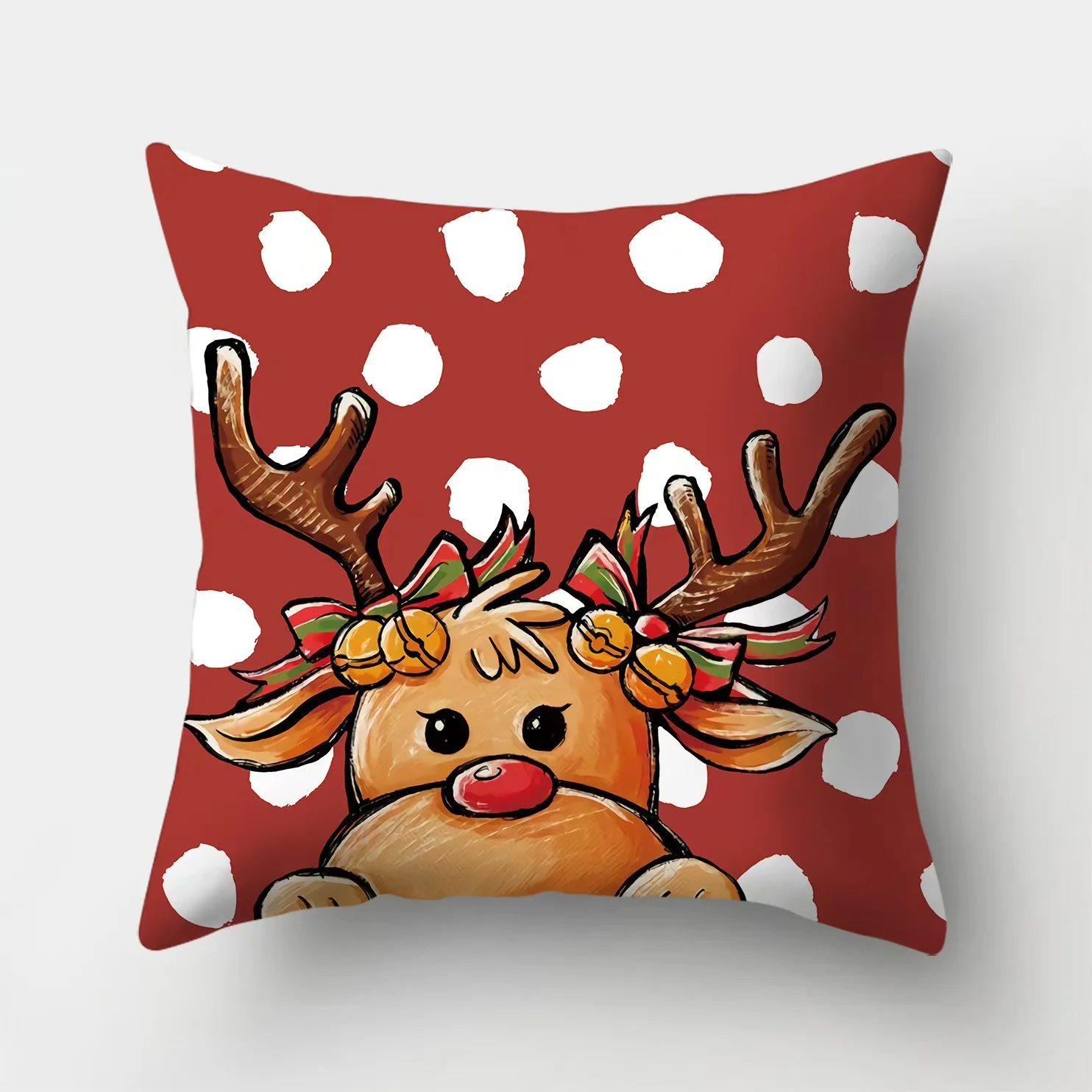 Christmas pillow Santa Claus cushion set Bedroom pillow set Bedroom living room holiday decoration