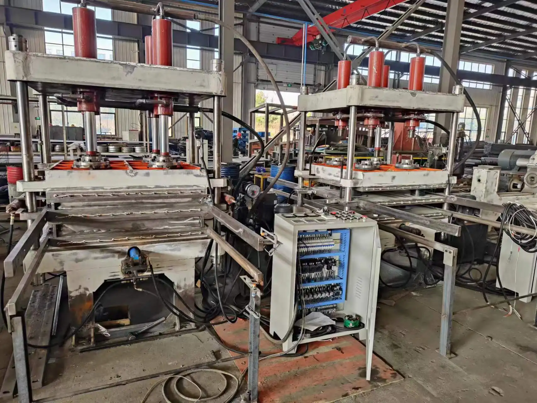 Rubber floor vulcanizing press rubber floor tile making machine rubber hydraulic curing press machine