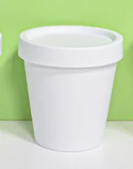 200ml Empty Matte colorful round shaped skin care Cream jar Body Milk PP Aloe Vera Gel Plastic jars Frost Ice Cream Bottles