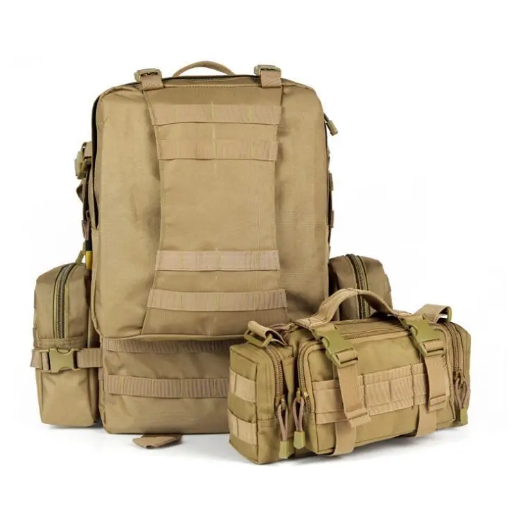 Outdoor function combination backpack Camo outdoor hiking large capacity shoulder tactical backpack