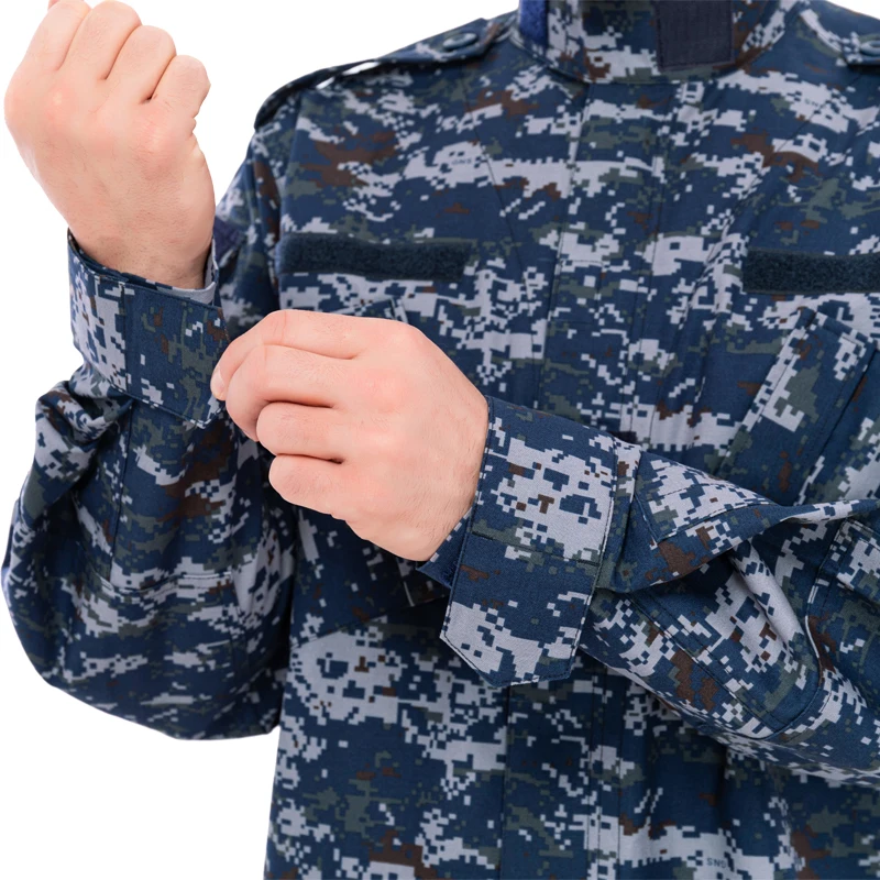 2024 OEM Tactical Gears ACU BDU Set Ocean Camouflage Long Sleeve Jacket Shirt Pant Combat Hunting Uniforms