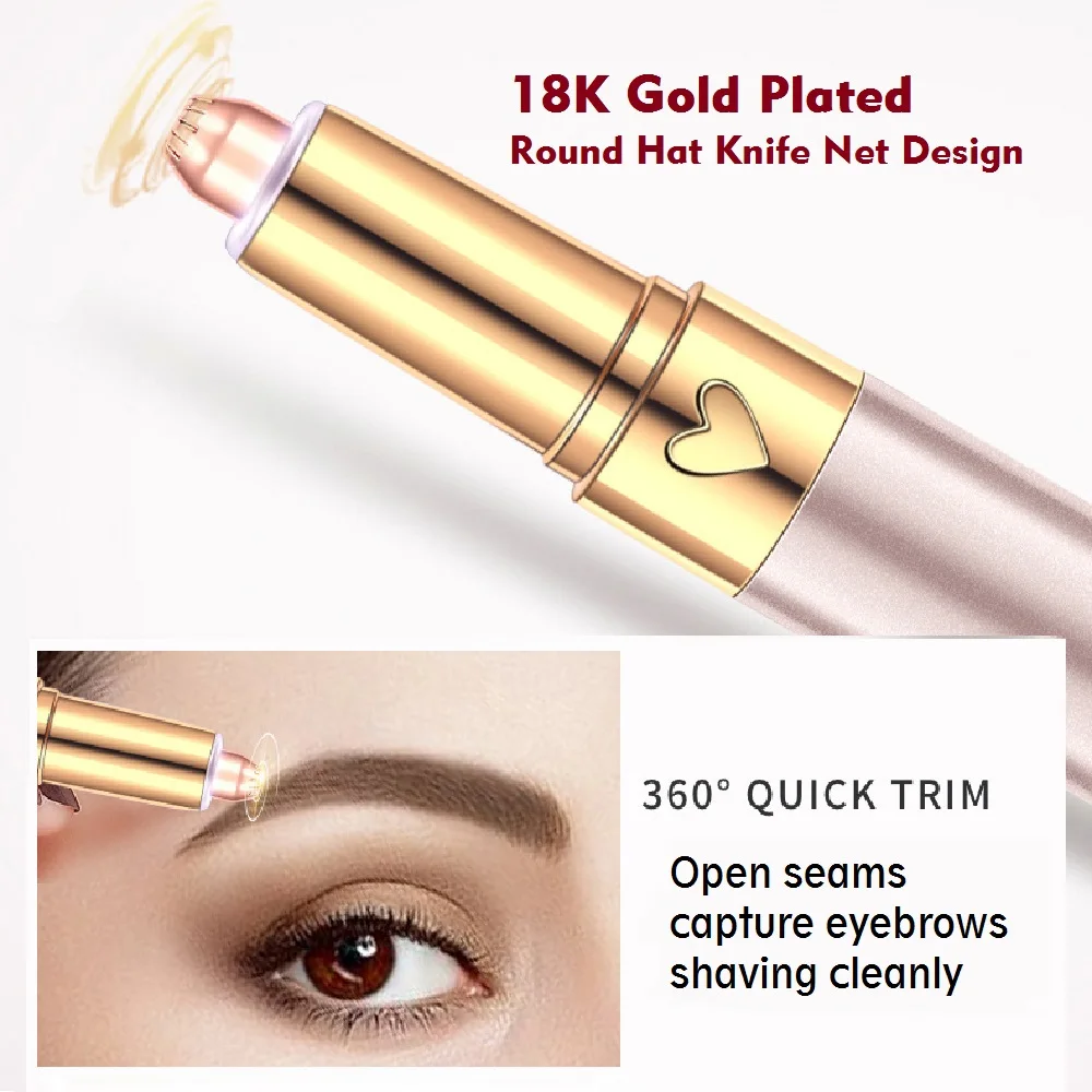 
New arrival eyebrow hair scissors micro electric waterproof eyebrow pencil 