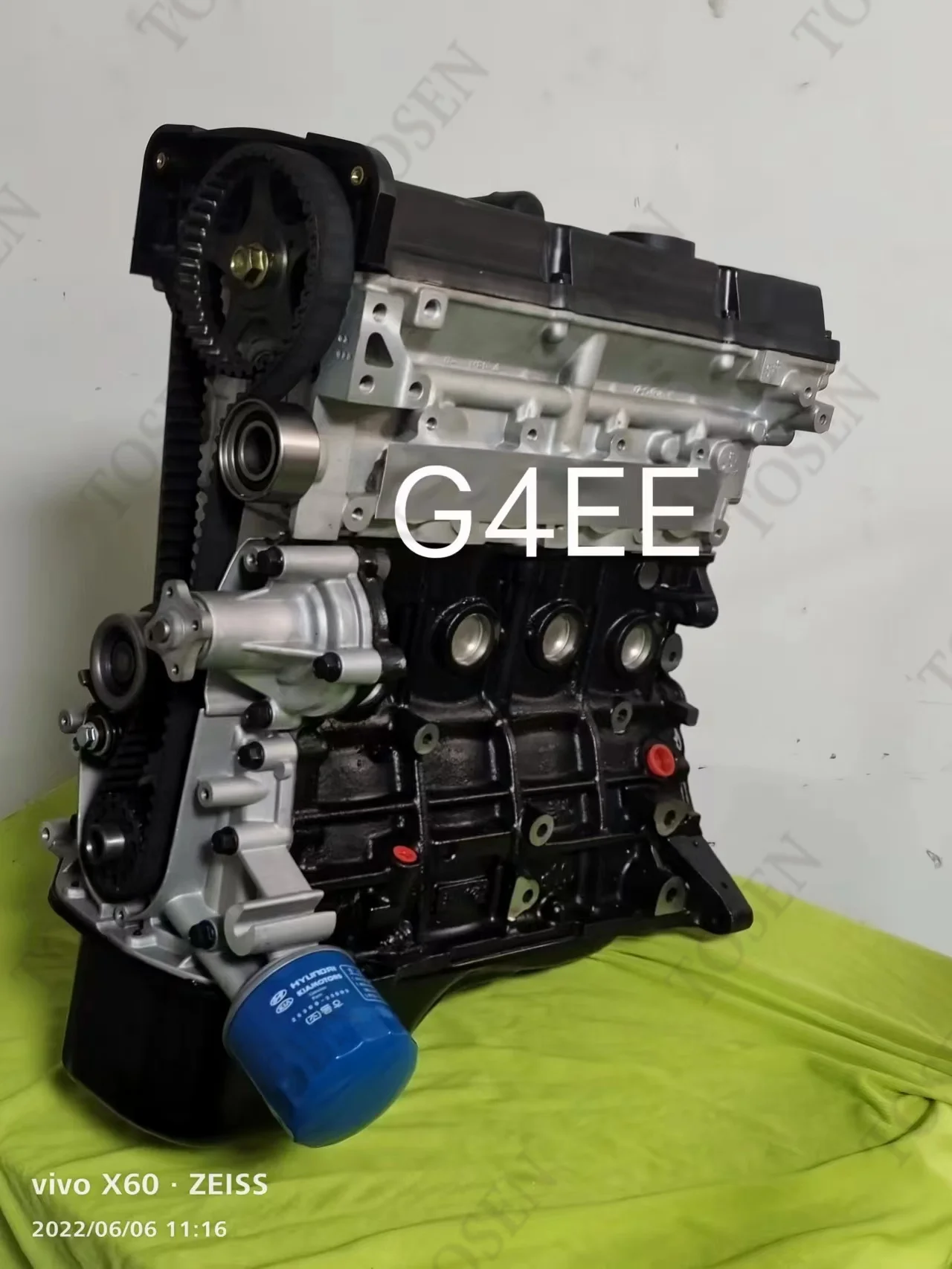 Auto Motor G4EE 1.4l Cvvt long block engine For HYUNDAI Accent Getz Cvvt KIA Rio