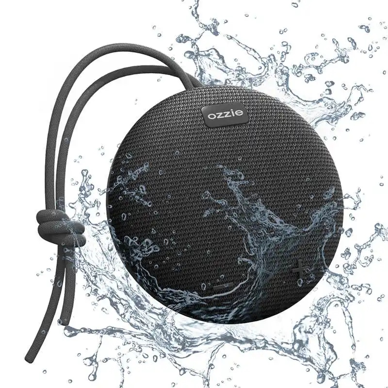 Портативный музыкальный аудиоплеер OZZIE 5 Вт настоящий беспроводной стерео Bluetooth динамик для душа Водонепроницаемый IPX7