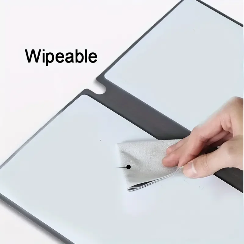 Stylish A5 Reusable Whiteboard Notebook Free Whiteboard Pen & Erasing Cloth - Perfect for Organization and Productivity