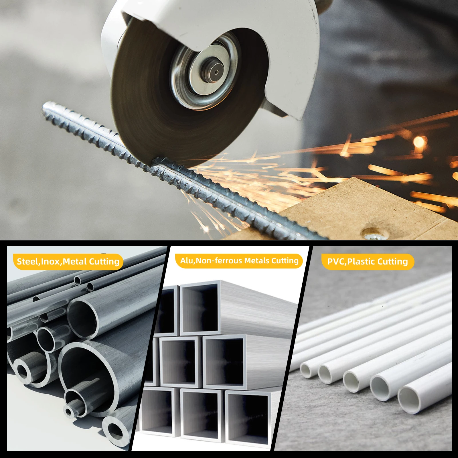 6-Inch 150mm High Performance Cutting Disc Wheel Metal Disk Cutting Tool Abrasive Tools