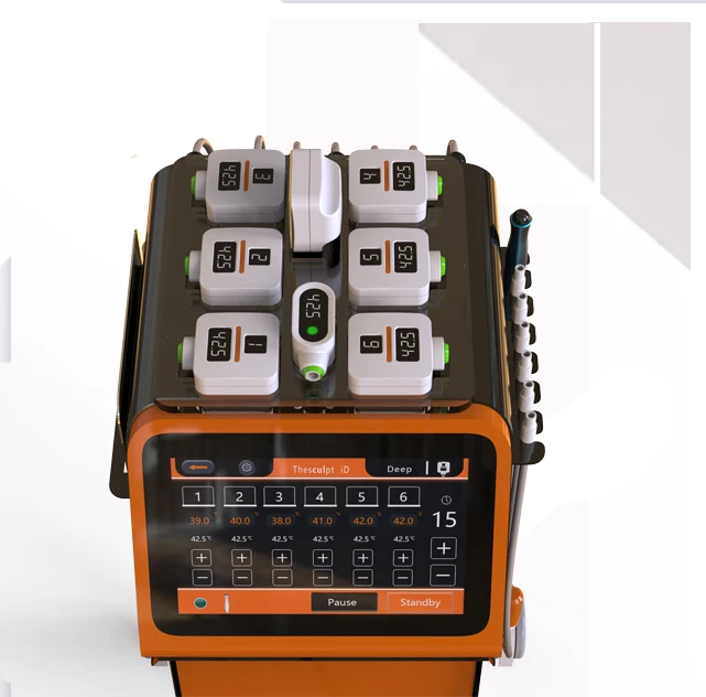 Portable 2 in 1 ems mono polar rf trusculpt id body sculpting machine true sculpt flex radio frequency machine