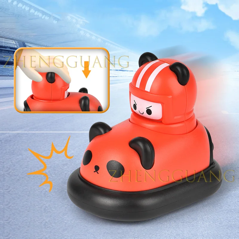 Zhengguang Kids Toys Gifts Diecast Toys Press And Go Bumper Cars Lovely Cartoon Inertial Car Toys For Children