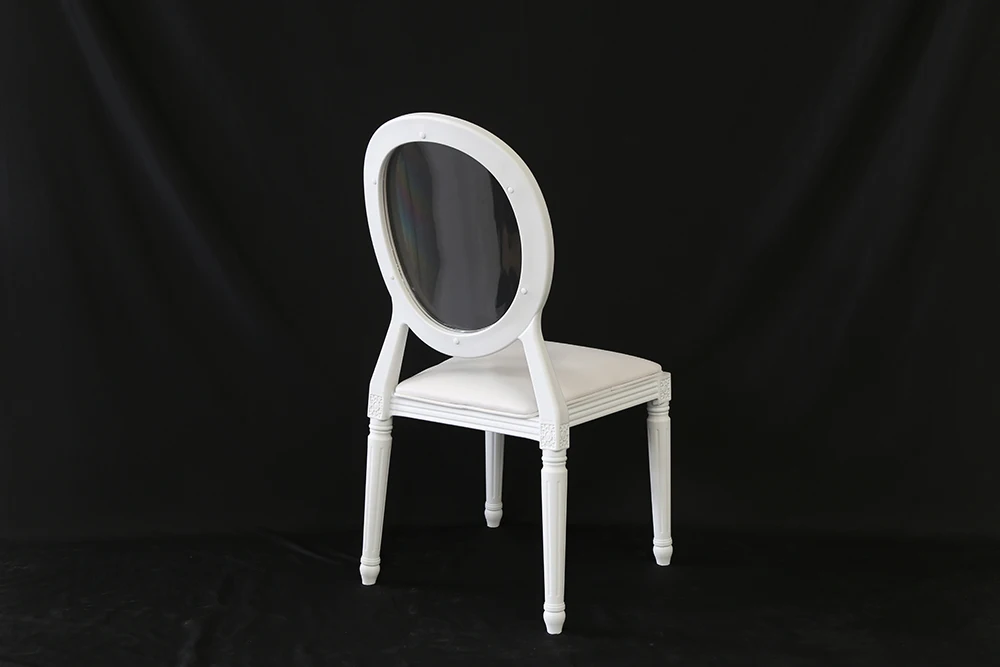 white transparent egg back resin louis  chair  Hotel and Restaurant Banquet Hall Furniture