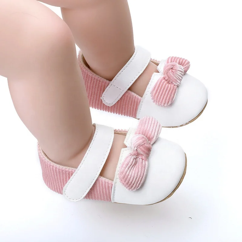 EVERTOP new arrival outdoor comfortable soft sole PU leather baby shoes baby princess shoes