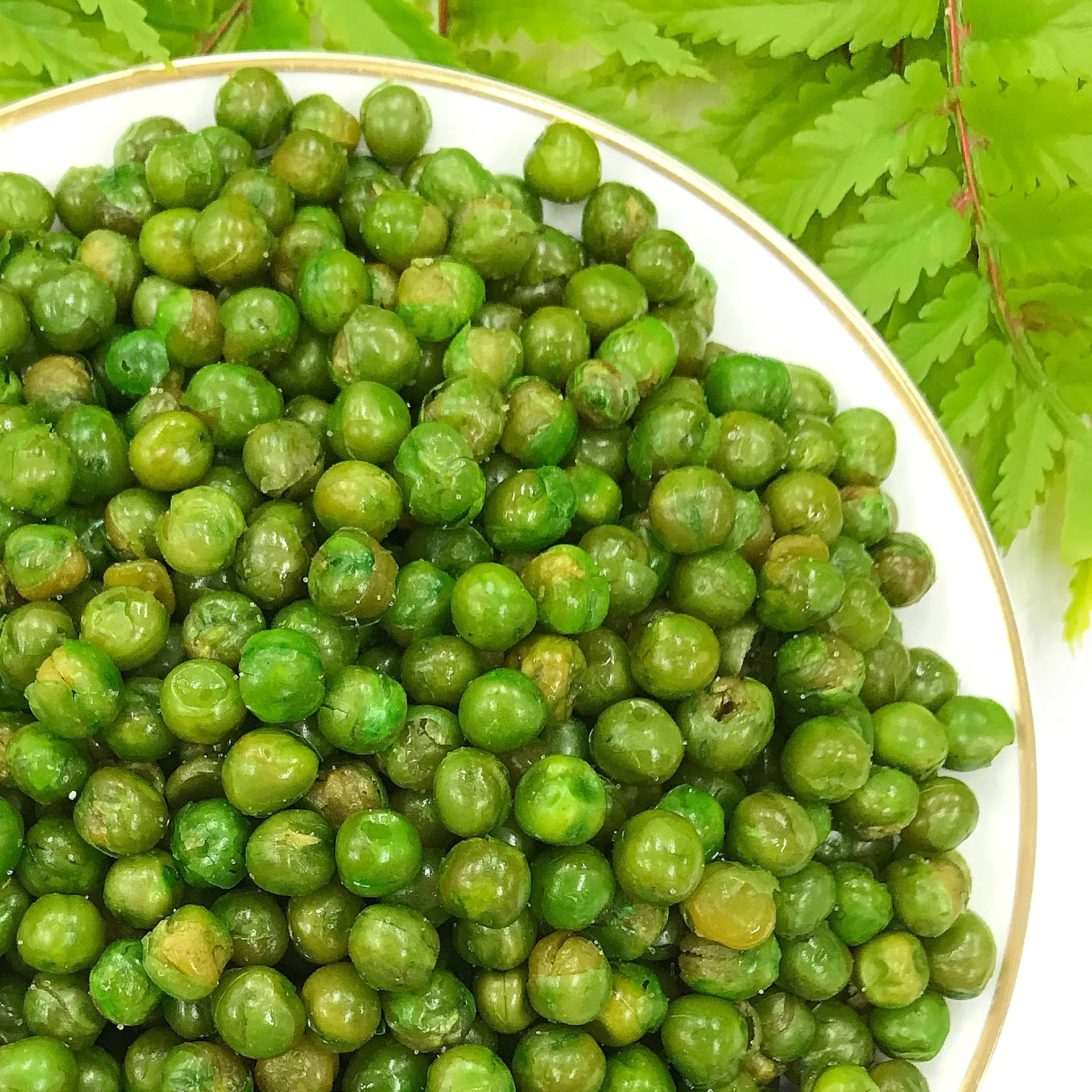 2023 Новые товары оптом отобранные чеснок со вкусом зеленой фасоли Пряная зеленая фасоль хрустящая Гороховая закуска орехи жаркое