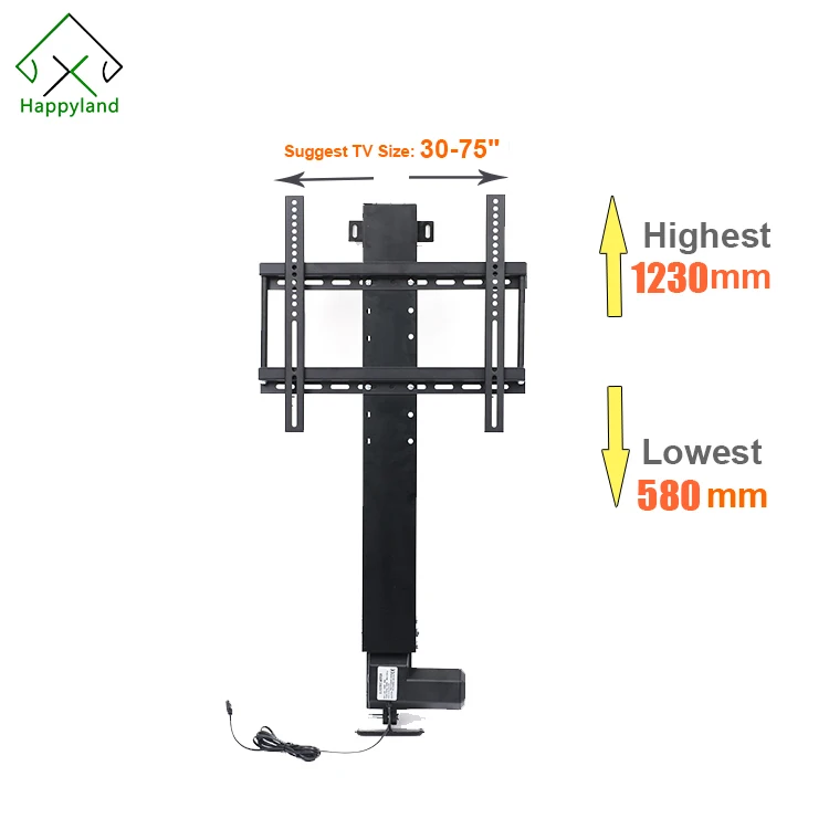 High Quality 2020 Adjustable Tv Stand Hot Selling Smart Modern Design Motorized Lcd Tv Lift Control Motor For Tv Lift