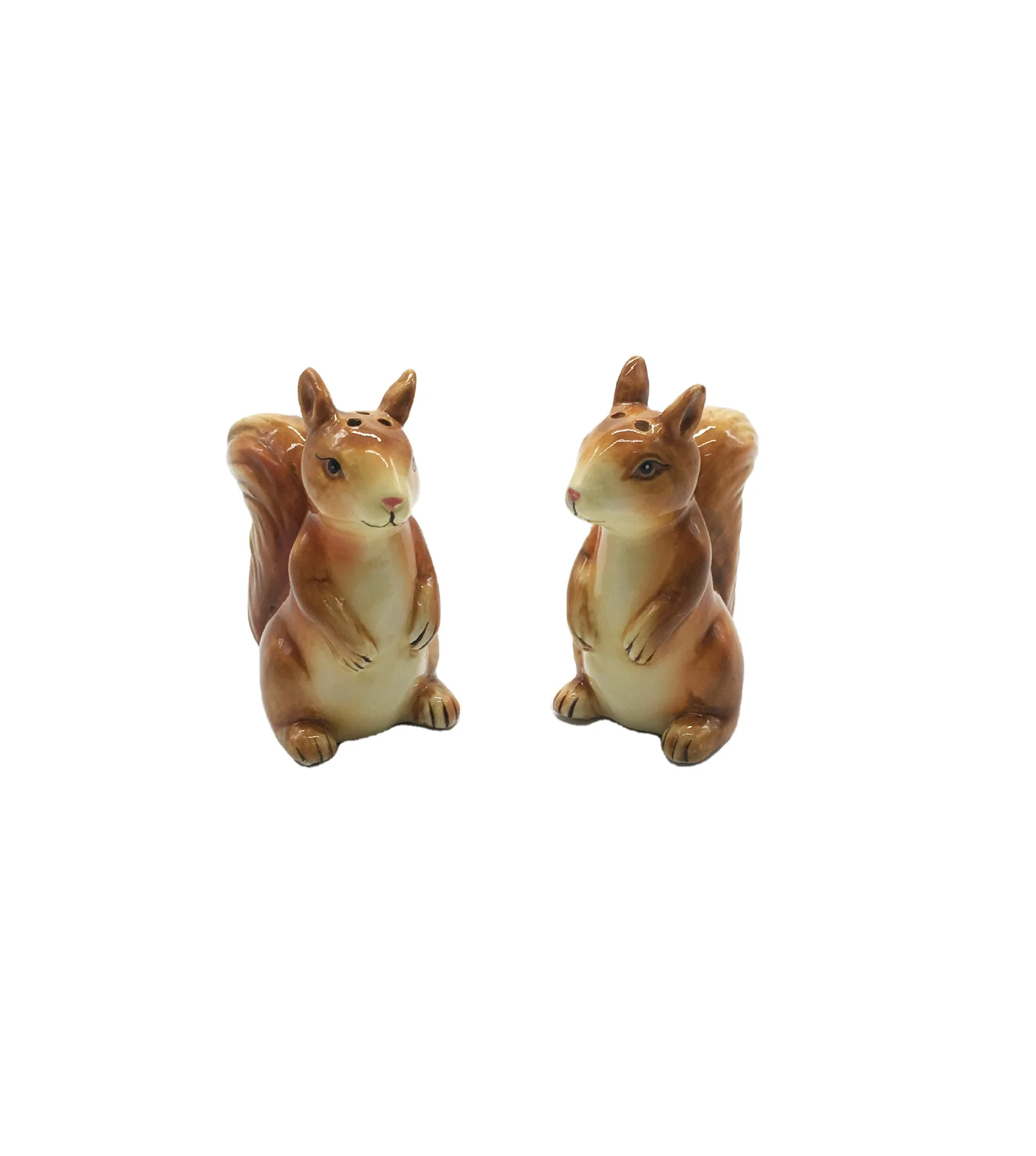 Ceramic Rocket Shape Spice Jar Creative Style Salt and Pepper Shaker