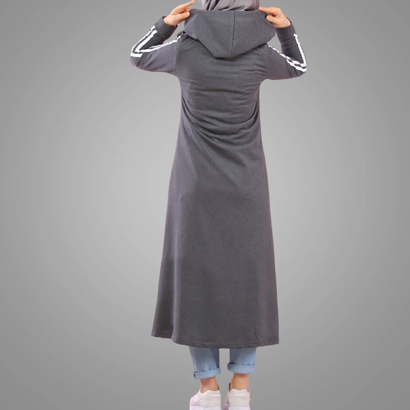 Wholesale Latest Ladies Women Dubai Arab Clothing High Quality Robe Style Long Sleeve Muslim Hoodies Abaya Online