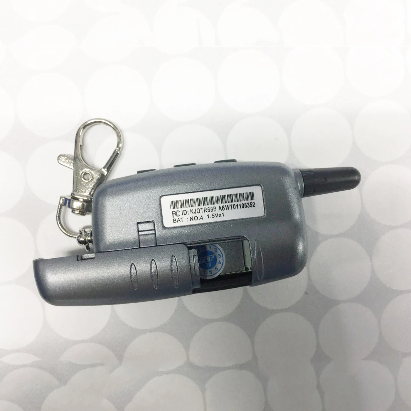 Russian version A9 2-way LCD Remote Control Key Chain  keychain suitable For starline Two Way Car Alarm System A9 Twage Fob