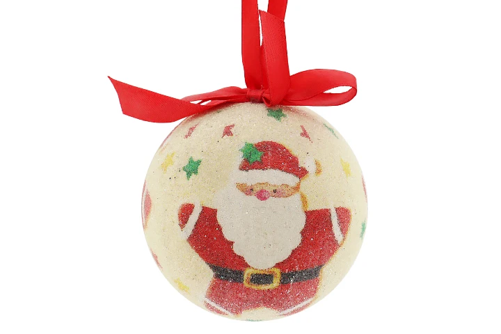 Wholesale Custom 7.5cm Ornaments 6pcs Christmas Baubles Paper foam Christmas balls set Christmas Ball For Xmas Tree Decoration