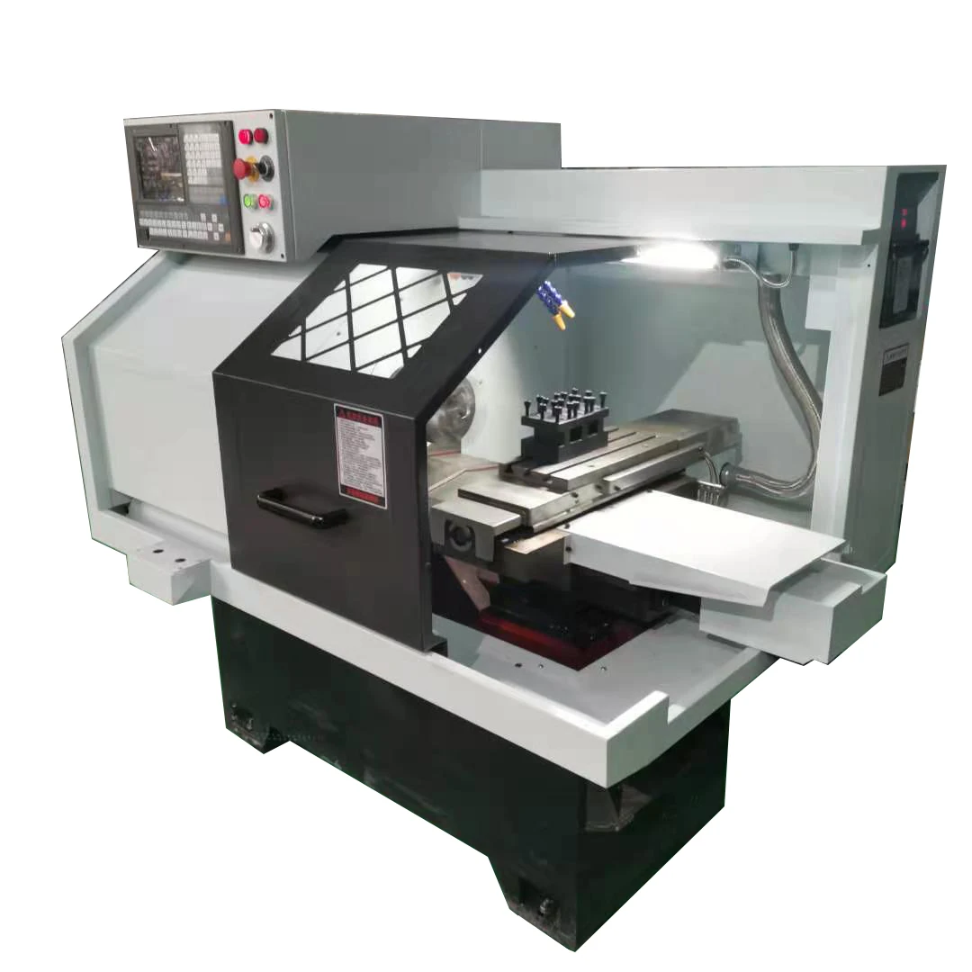 mini metal working cnc lathe machine 0640 with high precision