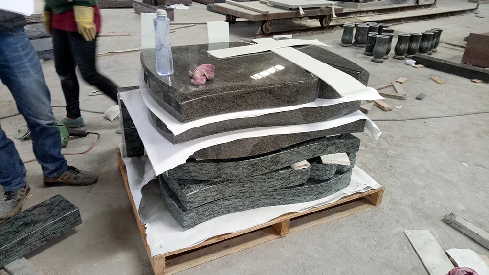 factory price Beida Impala Granite Tombstones