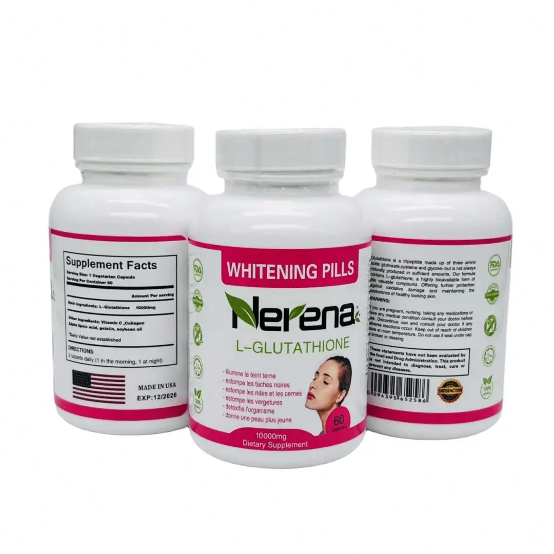 Private Label Customized Softgels Glutathione Whitening Pills High Quality Herbal Supplements Lipid Whitening Capsules