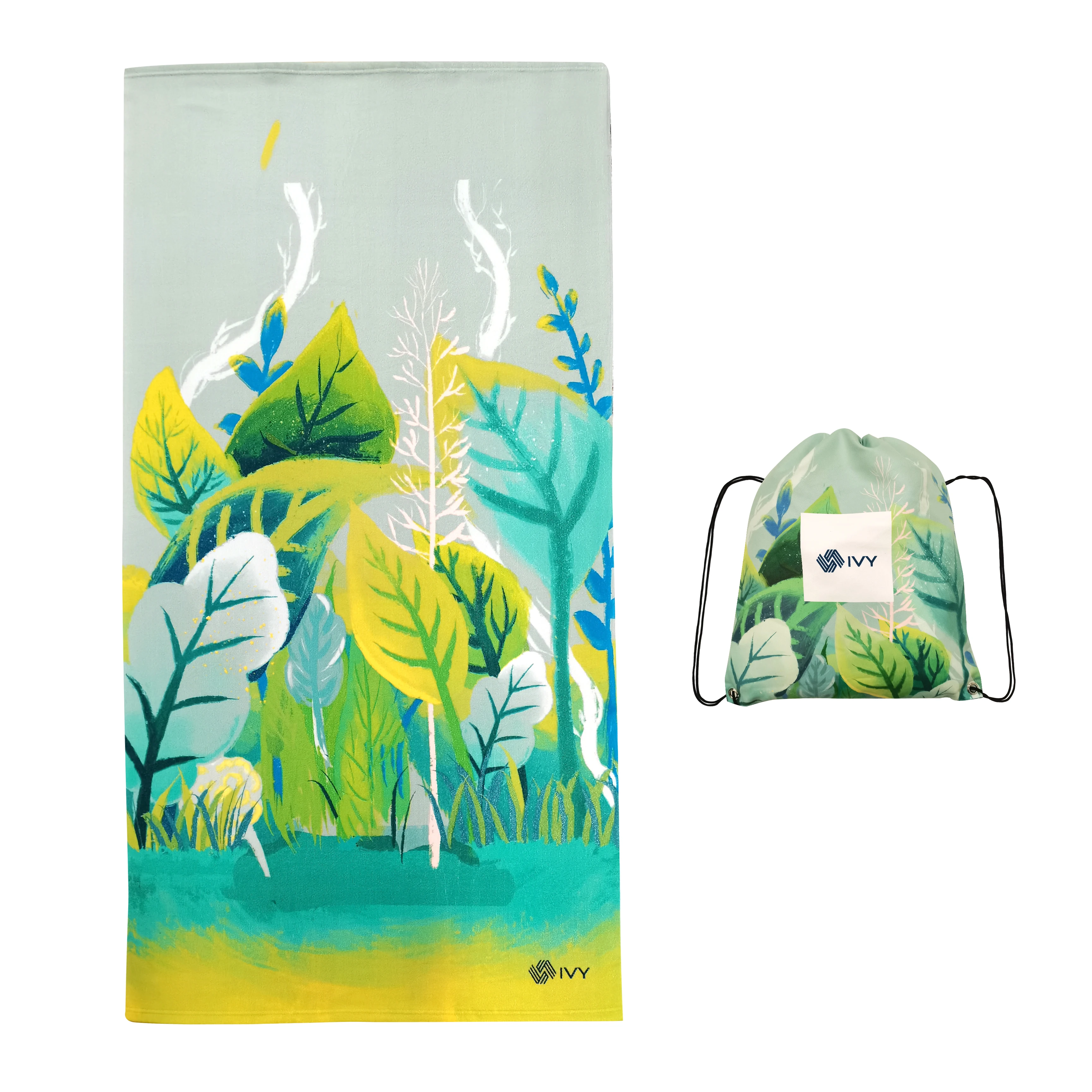 Best Selling Recycled PET Printed Sand Free Microfiber Custom Microfibre Suede Wholesale Beach Towel