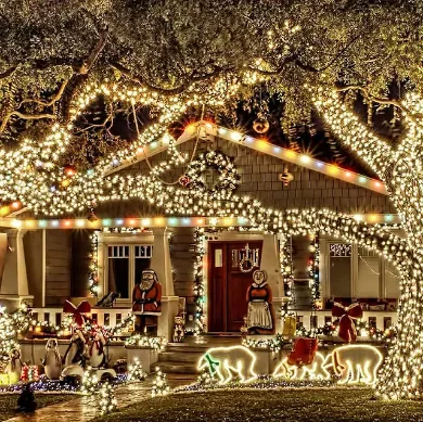 Outdoor Waterproof Solar LED String Lights Holiday Lighting Wedding Party Christmas Tree Garden Indoor Outdoor Decoration