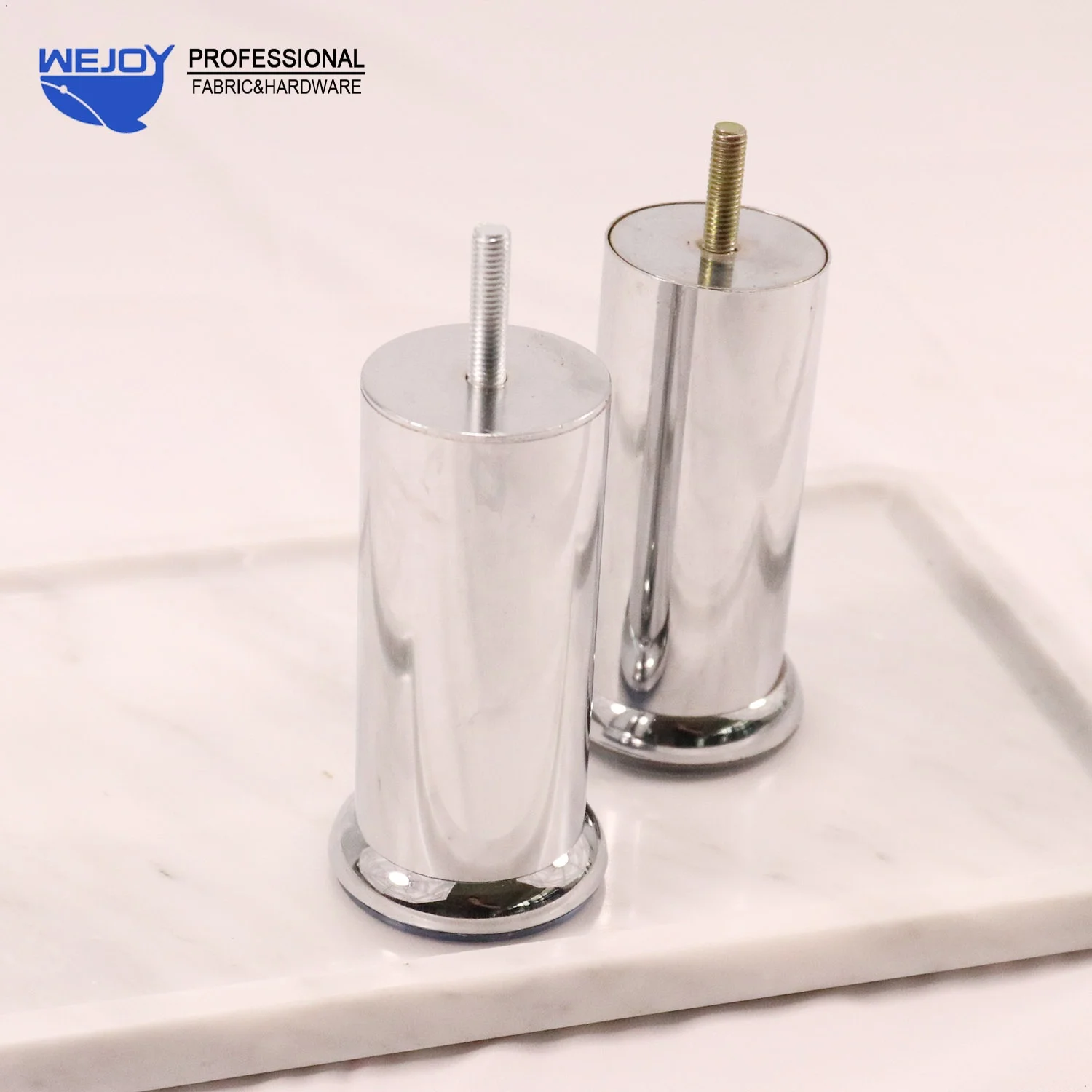 Современные металлические части мебели цилиндрические круглые ножки шкафа хромированная мебель дивана