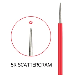 Supply Customized Supeior Quality Closed 5R Eyebrow Tattoo Needles Eyebrow Microblading Disposable Needles Microblading
