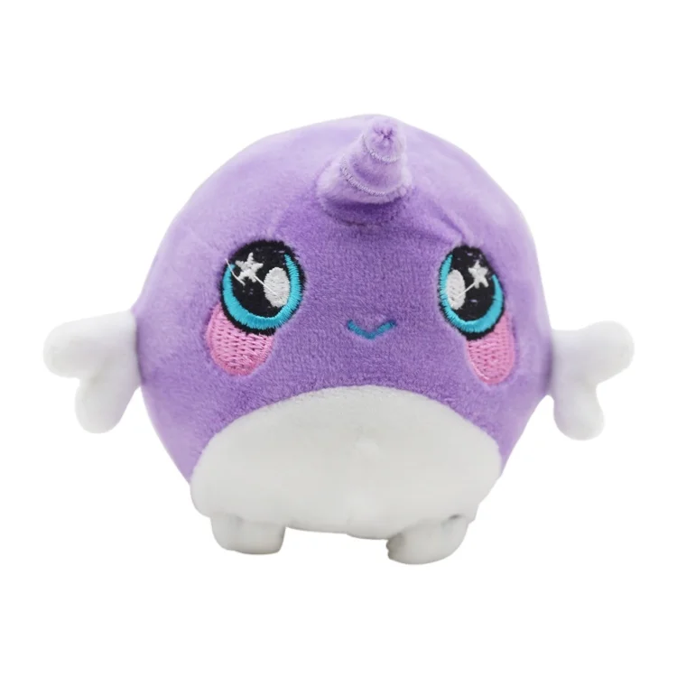 Round shape memory foam filling stuffed animal unicorn plush toys for relaxing