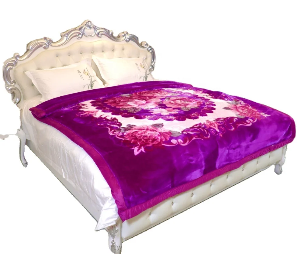 High Quality Moroccan-Turkish Style Oversized Blanket Personalized 100% Polyester Mink American Style Solid Factory Direct Sale