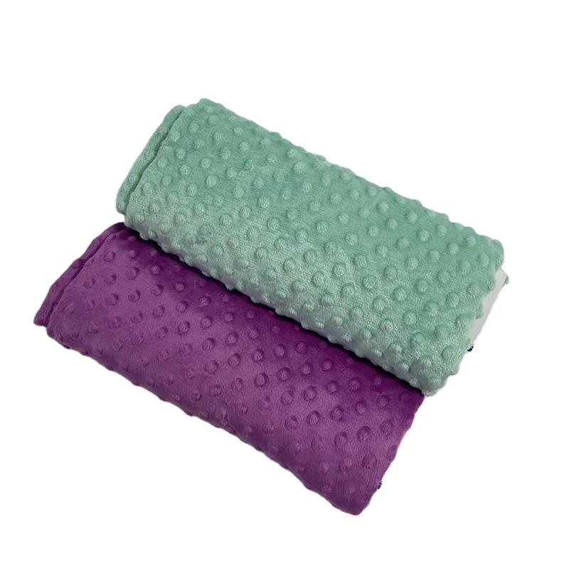 Customized Wholesale Flannel Blanket Pressure Foam Polyester Fabric