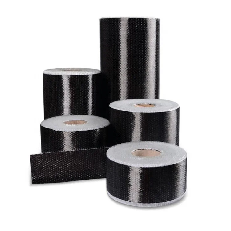12K 600g/m2 UD Carbon Fiber Fabric For Building Reinforcement