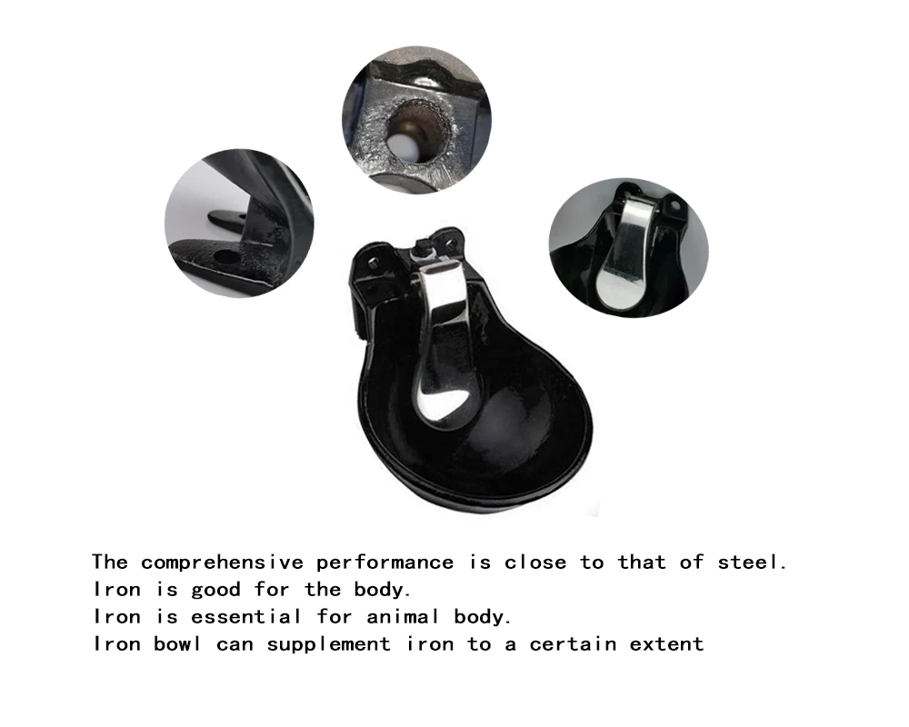 hot sale 2.5L  pig equipment Cast Iron pigions drinker for pigeons