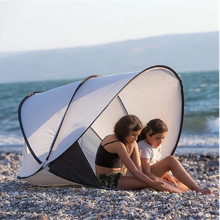 Hot Sale Manufactory Fashionable  automatic open Outdoor Pop-Up UV30 beach Tent