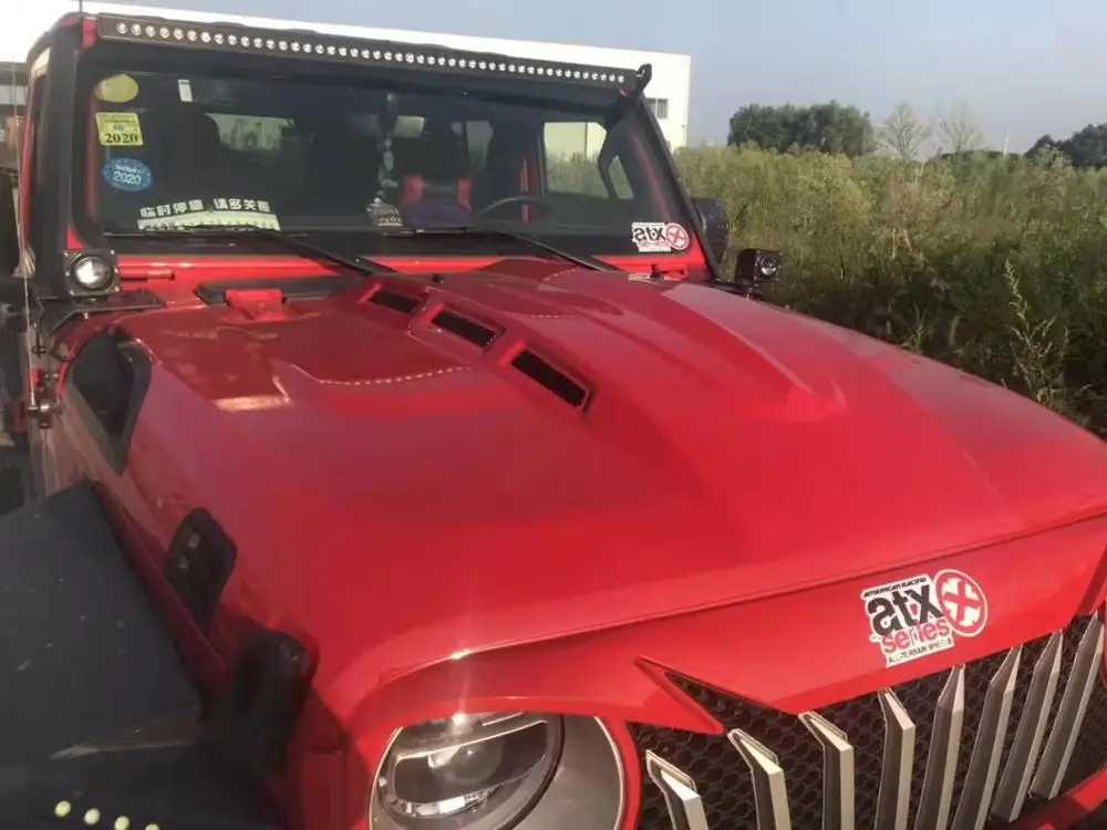 
2018 -2021 gladiator avenger Hood Steel Engine bonnet cover for wrangler JL 