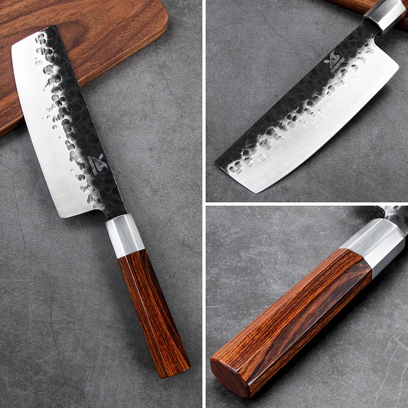 Hot selling nakiri knife suit for vegetable knives kitchen slicing  knife