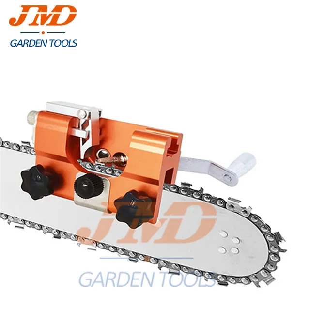 Convenient Hand Chain Saw Sharpener Kit Portable Hand Chain Sharpener Aluminum Alloy Portable Hand Cranked Chain Sharpener Tool