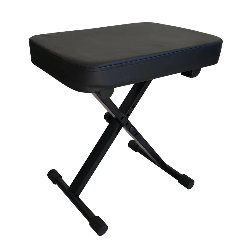 Hot sale outdoor furniture classical piano music PU folding stool keyboard bench piano stool