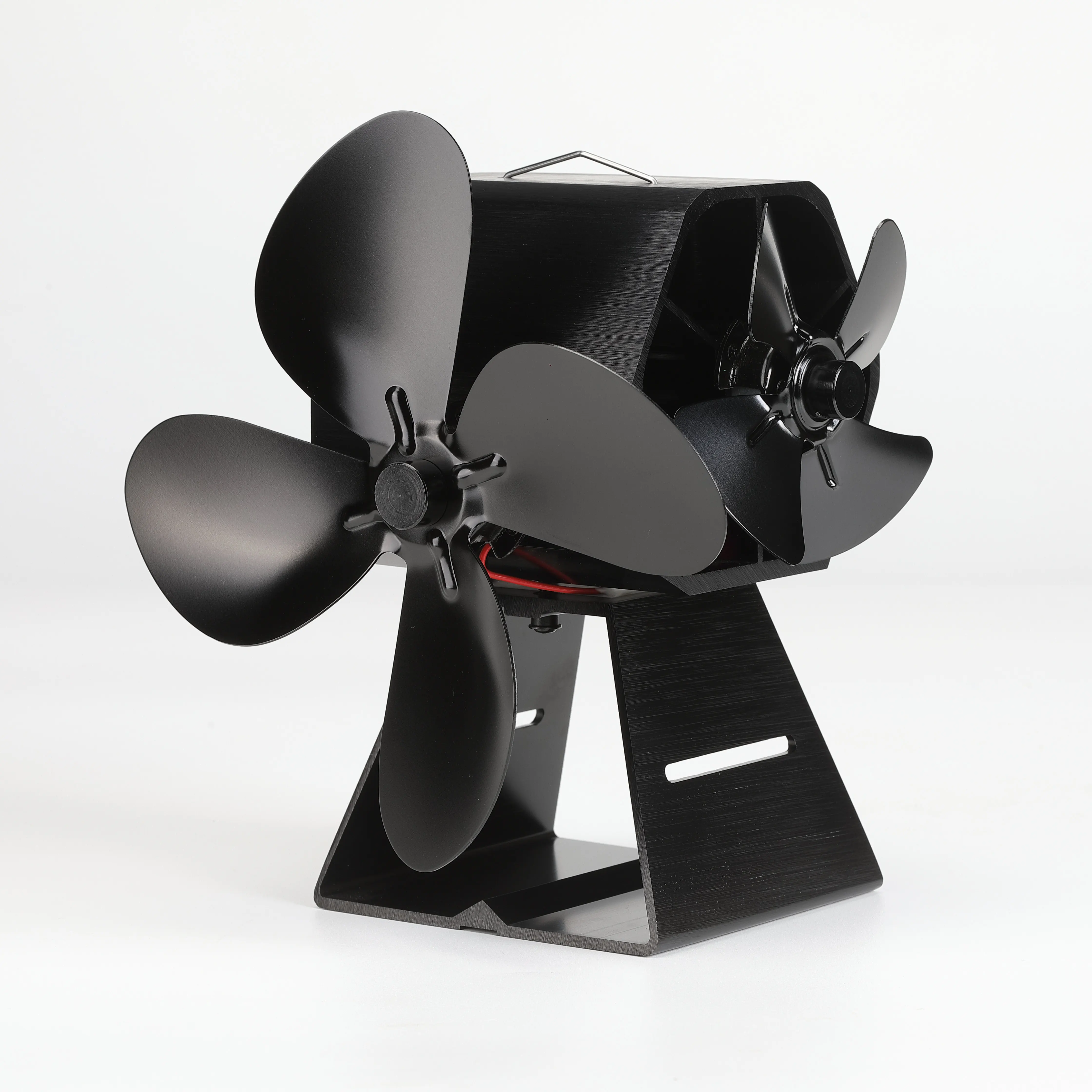 Liank Winter Wood Pellet Stove Heat Powered 4 Blades Silent EcoFan Twin Motors Exhaust Stove Top Fan Other Home Heaters