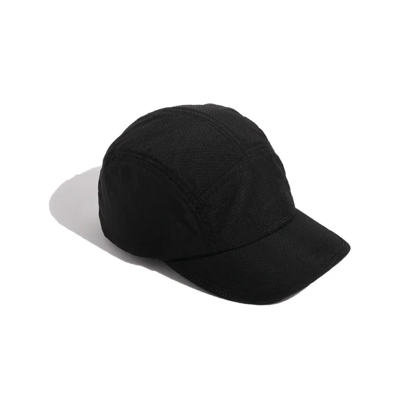 Quick-dry Camp Hat Unstructured Running Cap Custom Blank Logo 5-panel Nylon OEM Service Guangdong Unisex Adults Adjustable Strap