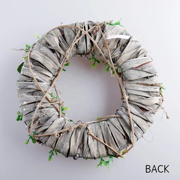 
The Newest Purple Flower Garland Green Leaf Wreath Front Door Wreaths For Spring And Summer On Sale 