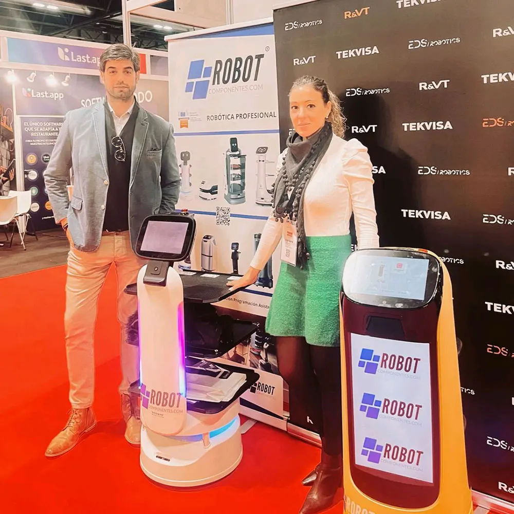 Artificial humanoid robotic life size robot waiter service robot for restaurant