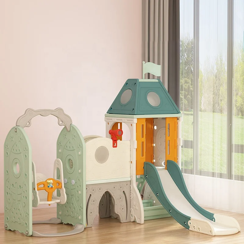 Small kids garden indoor playhouses/colorful plastic playhouse /outdoor children slide toys playground