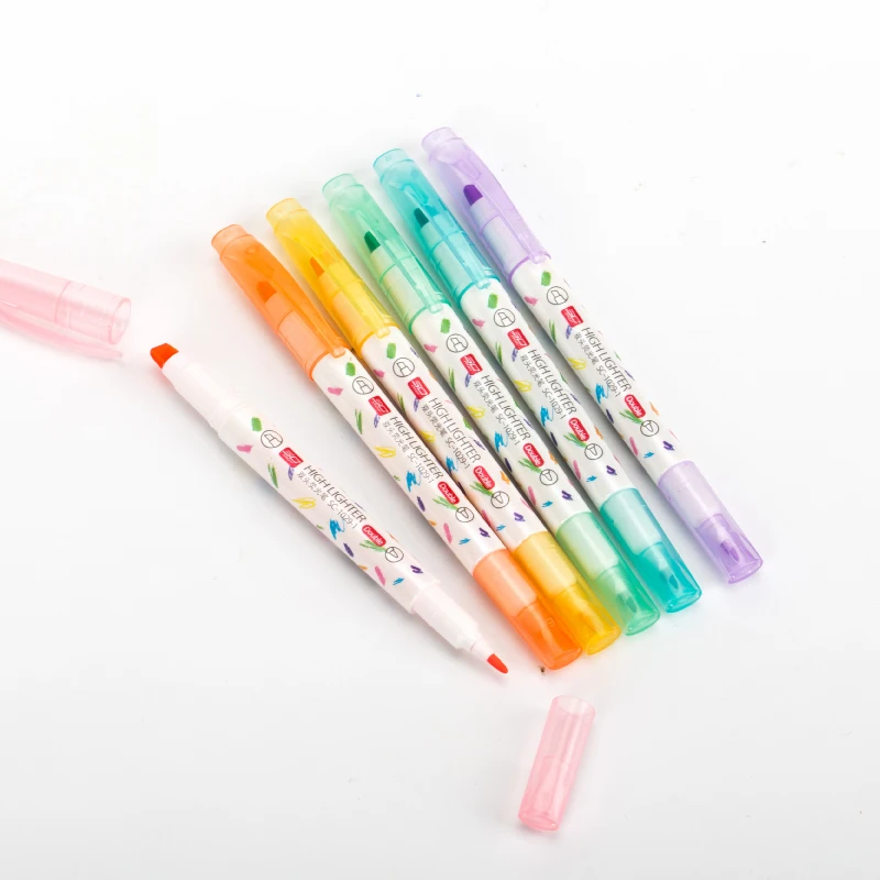 Various Good Quality Waterproof Colored Highlighting Marker Pen For Fashion