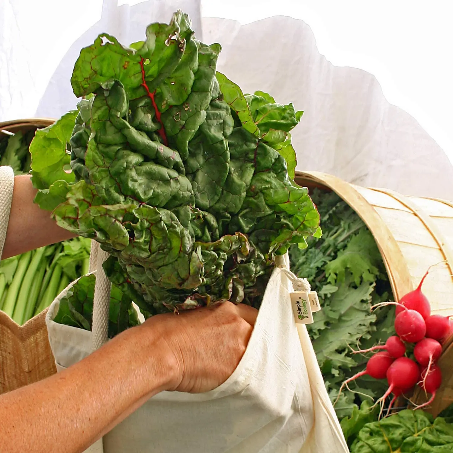 Сумка из натурального переработанного хлопка для покупок и Холщовая Сумка-тоут на заказ