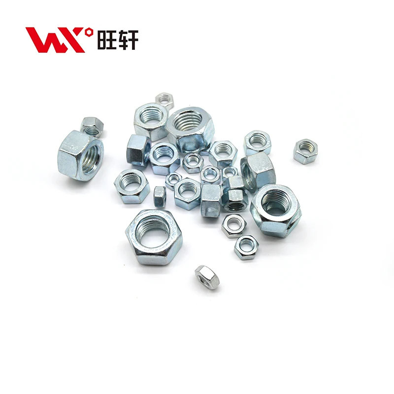 Hot selling galvanized high-strength M6 M8 M10 M12 DIN934 Heavy Industry hexagon lock nut