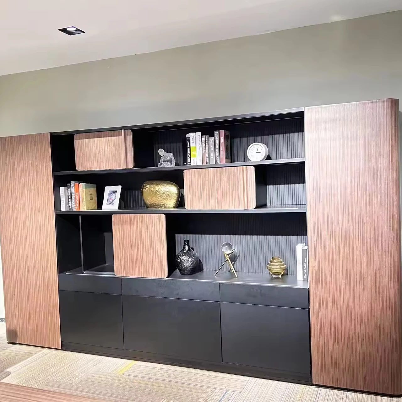 new design modern furniture  office wood file cabinet executive office room