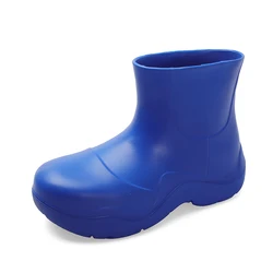 Wholesale waterproof rubber rain boots women  fashion adult ladies character eva rain boot ankle kid rain boot