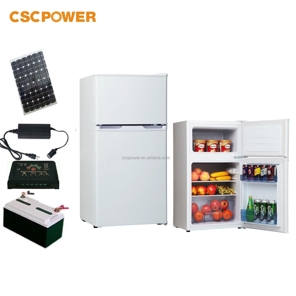 Solar Powered Fridges Deep Freezer Refrigerator Solar Energy 200/208L Solar Freezers With Panel