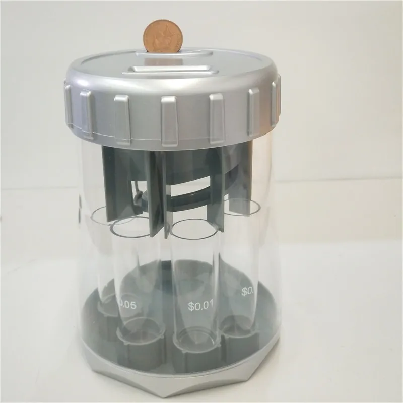 New design Dime wrappers saving bank currency counters coin acceptor with tubes
